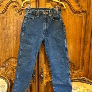 High waisted wrangler jeans